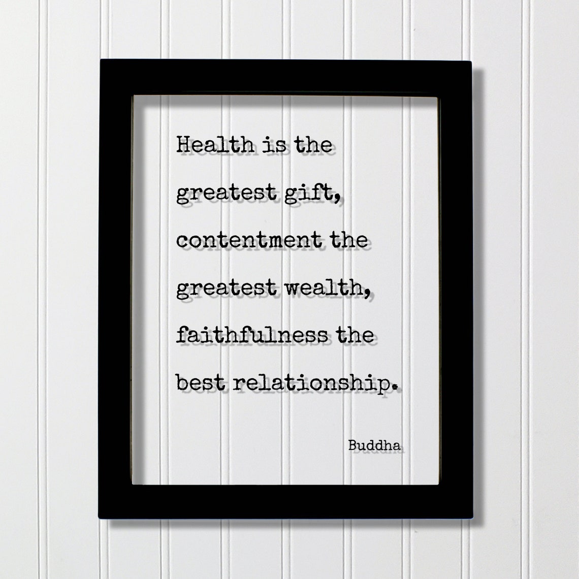 Buddha Floating Quote Health Is The Greatest Gift Contentment Wealth Faithfulness Best Relationship Healthy Gym Workout
