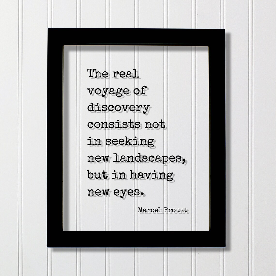 Marcel Proust Quote Art Print, Literary Typography