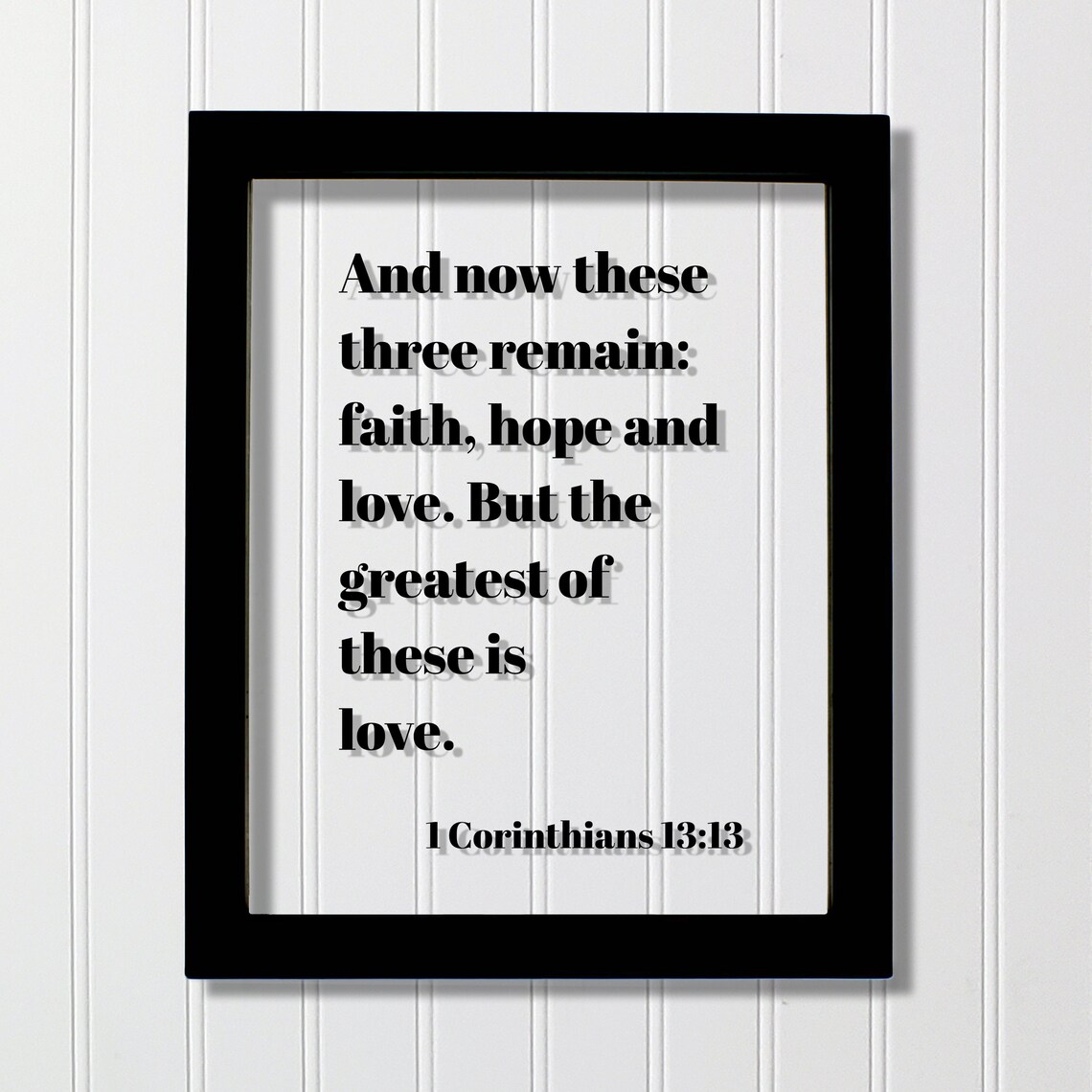 1 Corinthians 13:13 Faith Hope Love Scripture Art Print