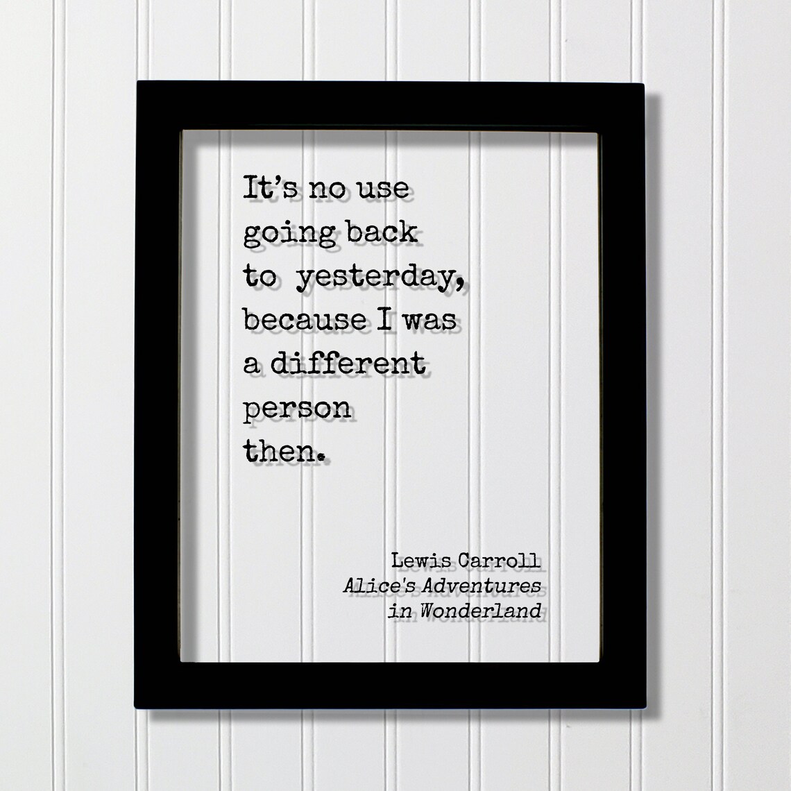 Lewis Carroll Quote Art Print, Alice's Wonderland