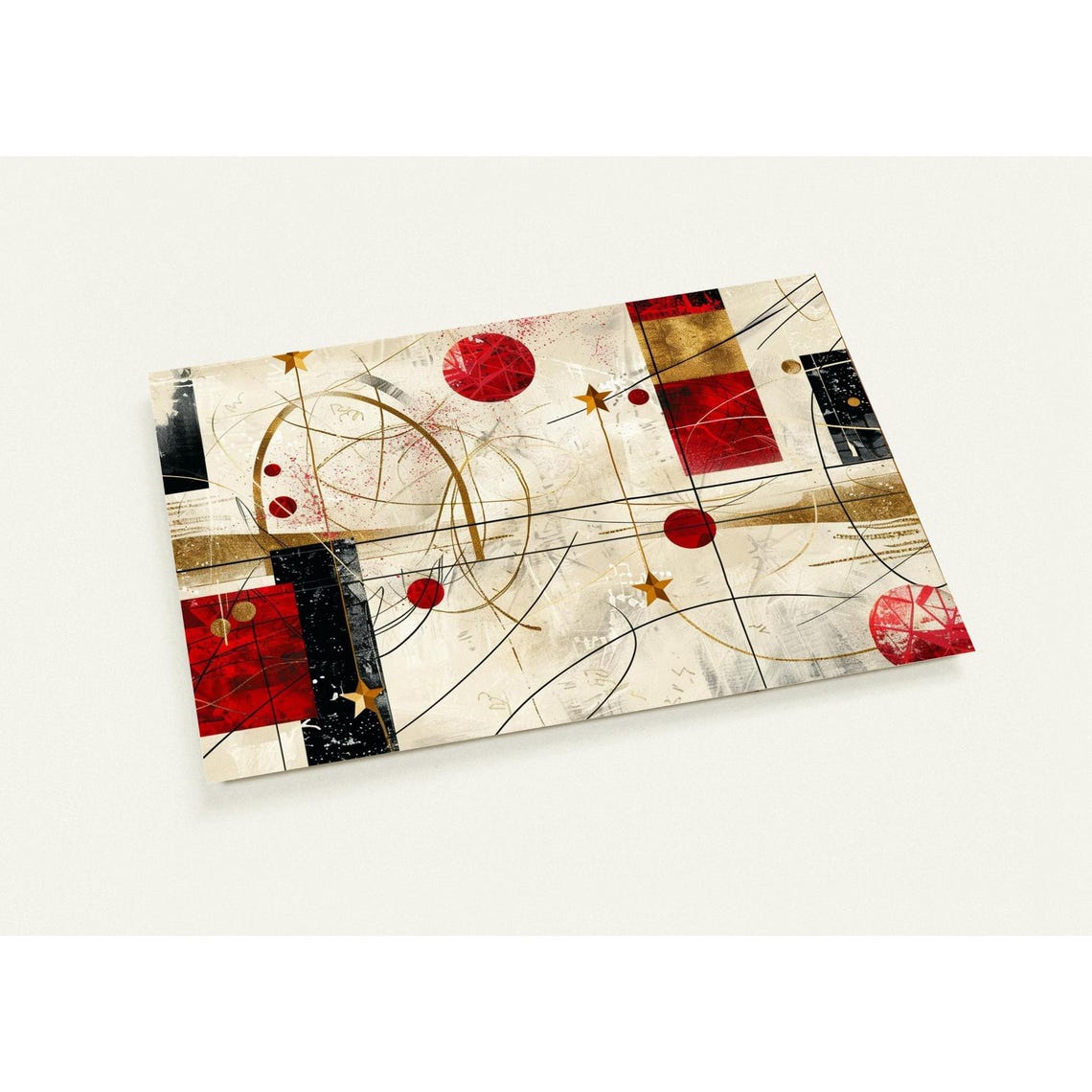 Christmas Postcard Pack Elegant Holiday Greetings Set Of 10