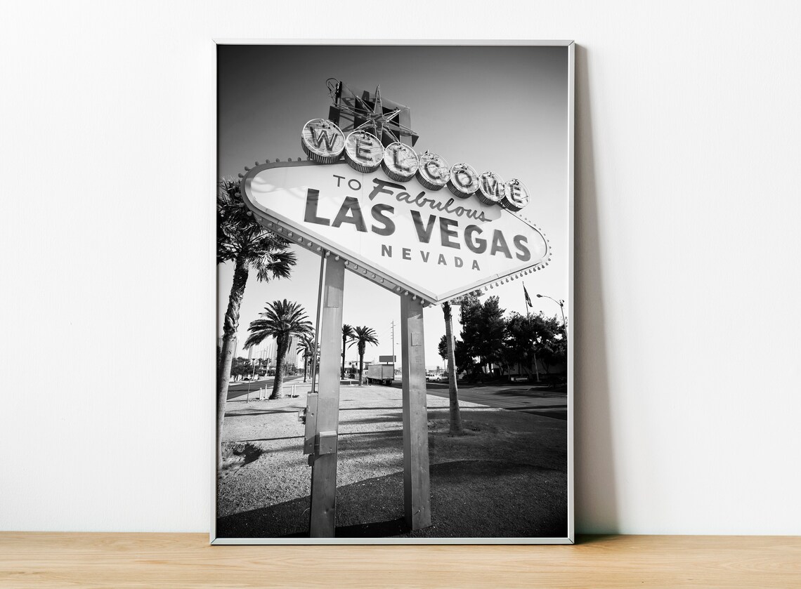 Las Vegas Photography, Welcome To Las Vegas Poster