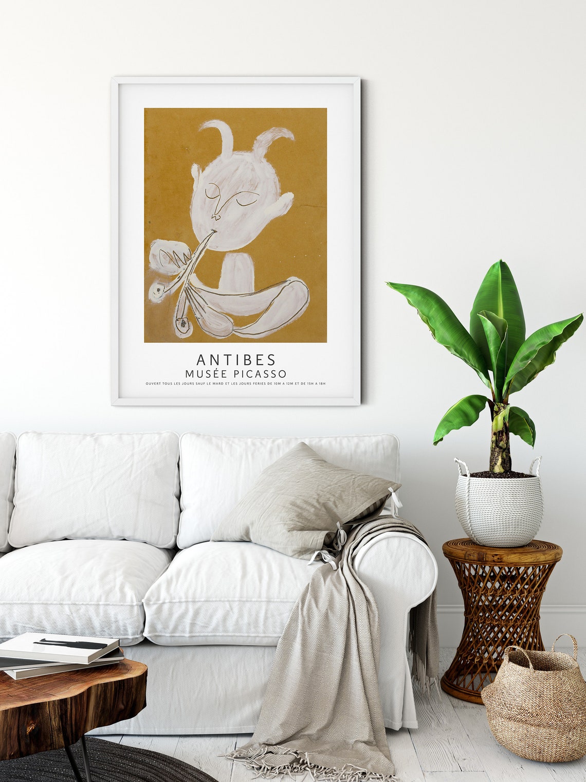 Pablo Picasso Musée D'Antibes White Faun Poster - Image 3