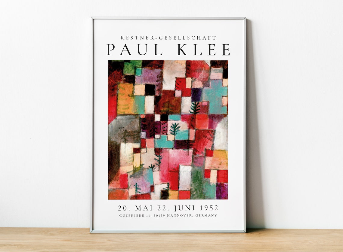 Paul Klee Exhibition Poster, German Modernism