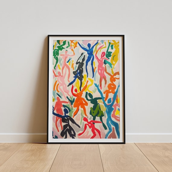 Matisse Abstract Dance Poster, Modern Art Print