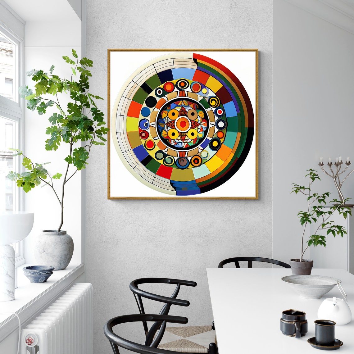 Mandala Art Zen Wall Art Home Decor Mandala Wall Decor Custom Size Colourful Art Prints Art Wall Print Decor - Image 3