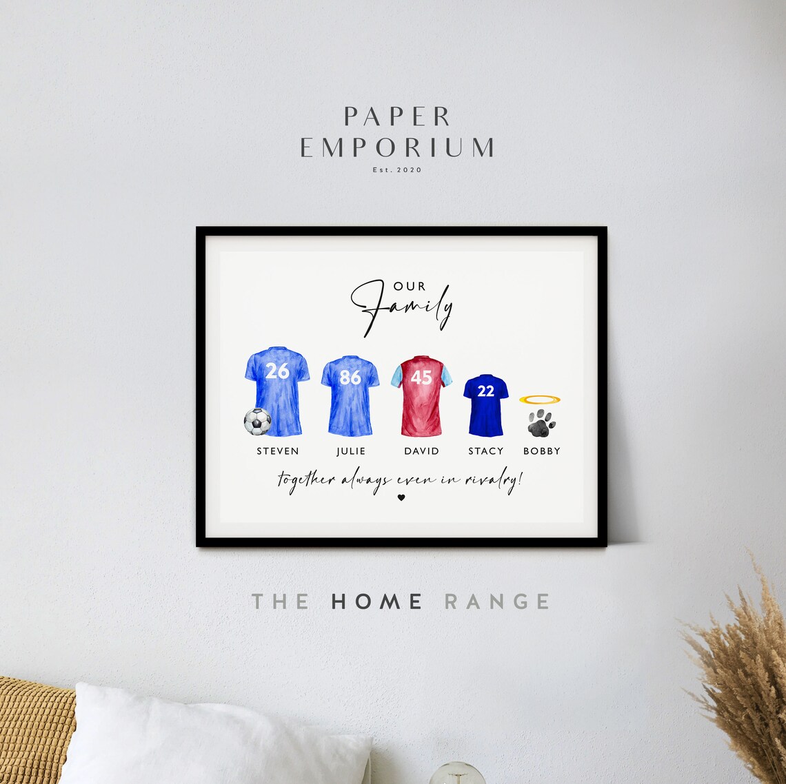 Football Shirt Print, Fathers Day Gift - Image 3