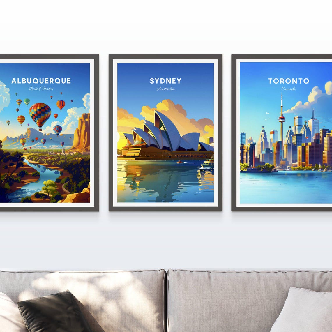 Sydney Australia Opera House Sunset Harbor Reflection Poster - Image 3