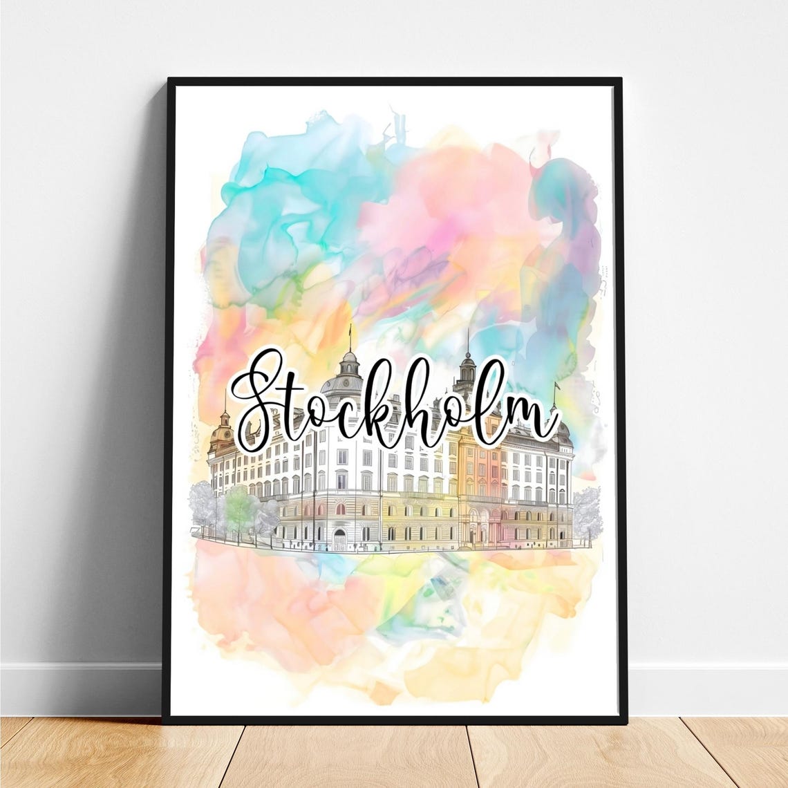 Stockholm Travel Print Sweden Travel Poster Stockholm Poster Stockholm Sweden Poster Modern Poster