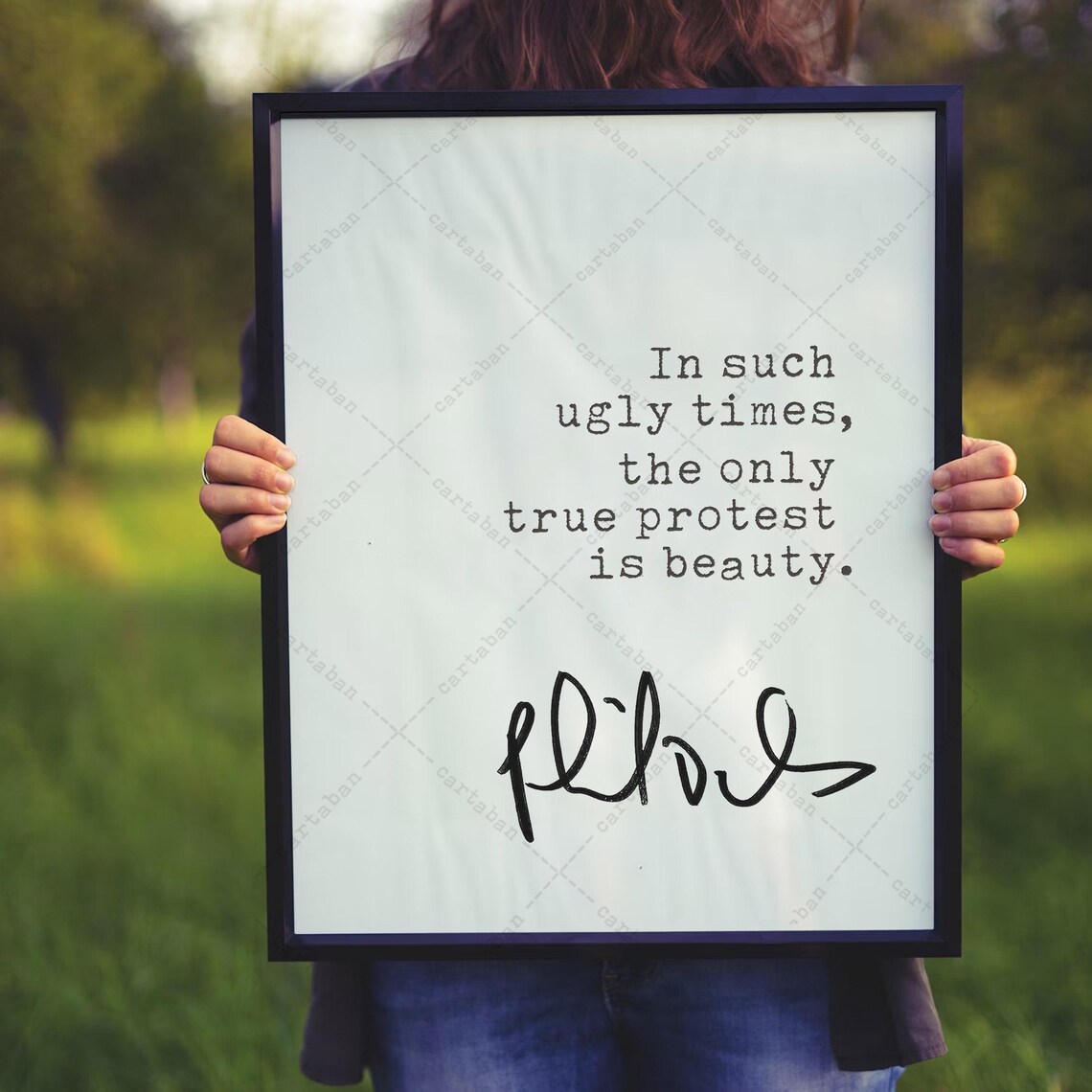 Phil Ochs Quote Print, Protest, Beauty, Civil Rights - Image 3