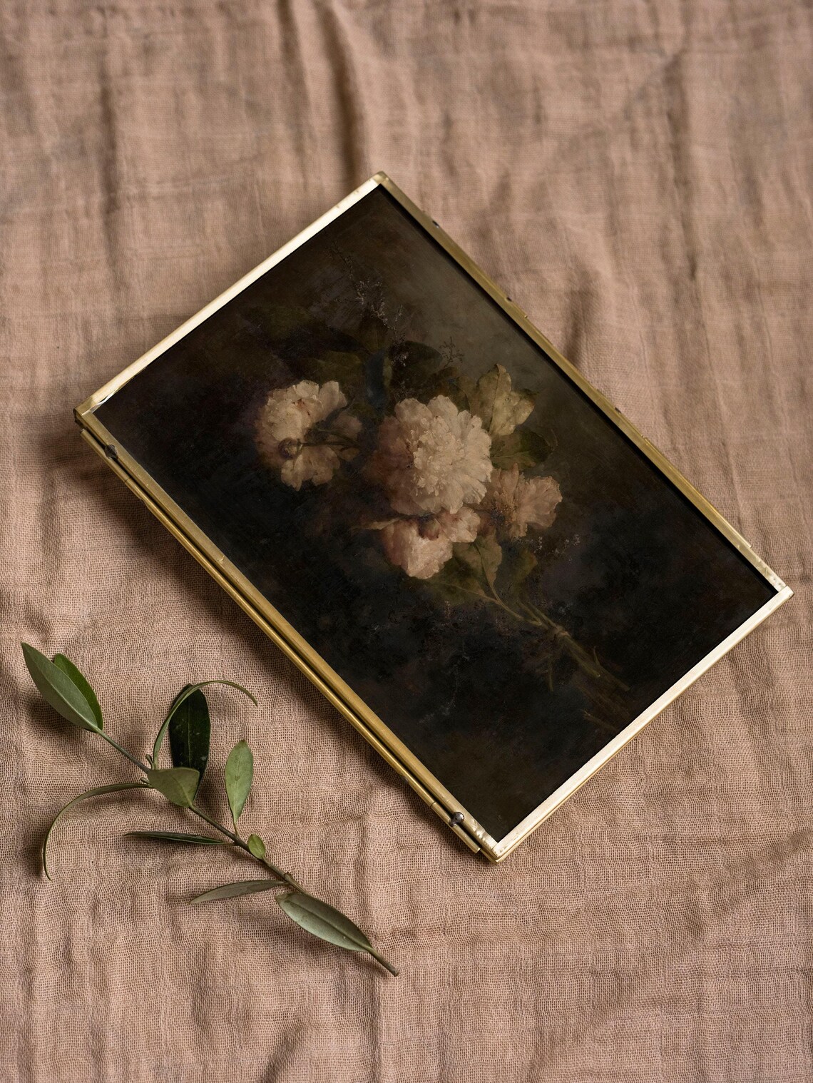 Antique Peony Bouquet, Vintage Floral Art Print - Image 3