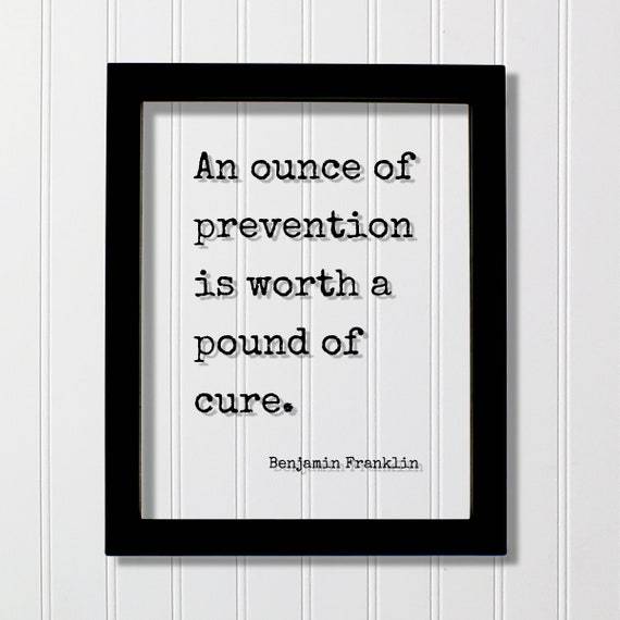 Benjamin Franklin Quote Typography Poster