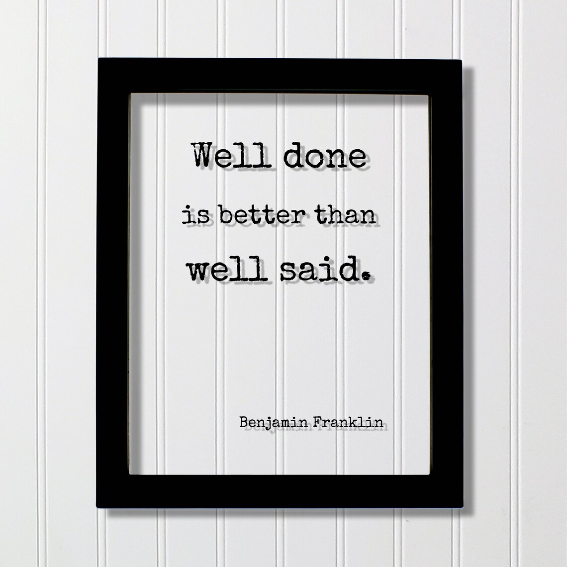 Benjamin Franklin Quote, Modern Minimalist Art Print
