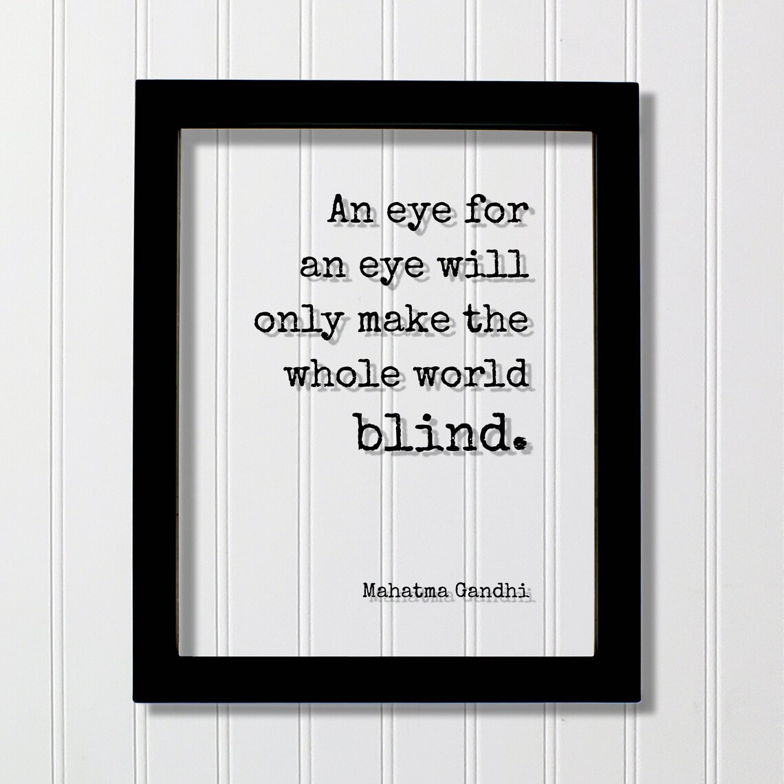 Mahatma Gandhi Quote, Forgiveness Motivational Poster