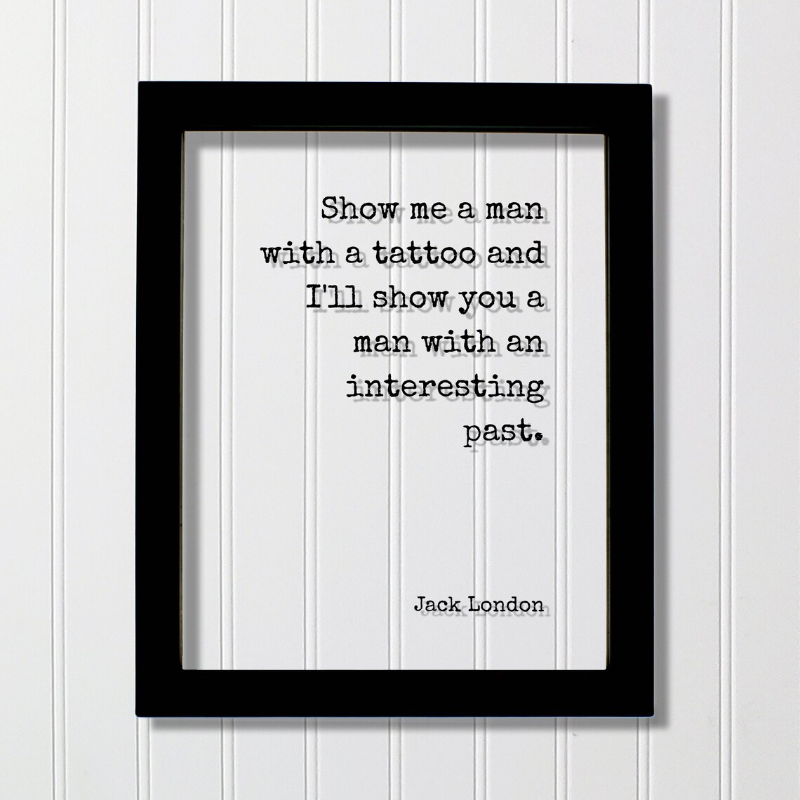 Jack London Quote Art Print, Vintage Shop Sign