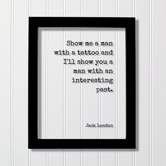 Jack London Quote Art Print, Vintage Shop Sign