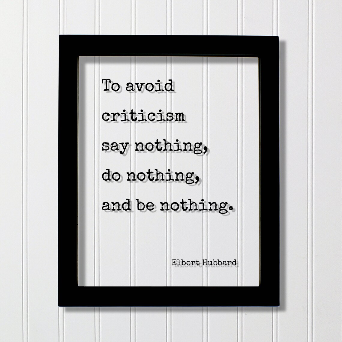 Elbert Hubbard Quote Art Print, Motivational Saying