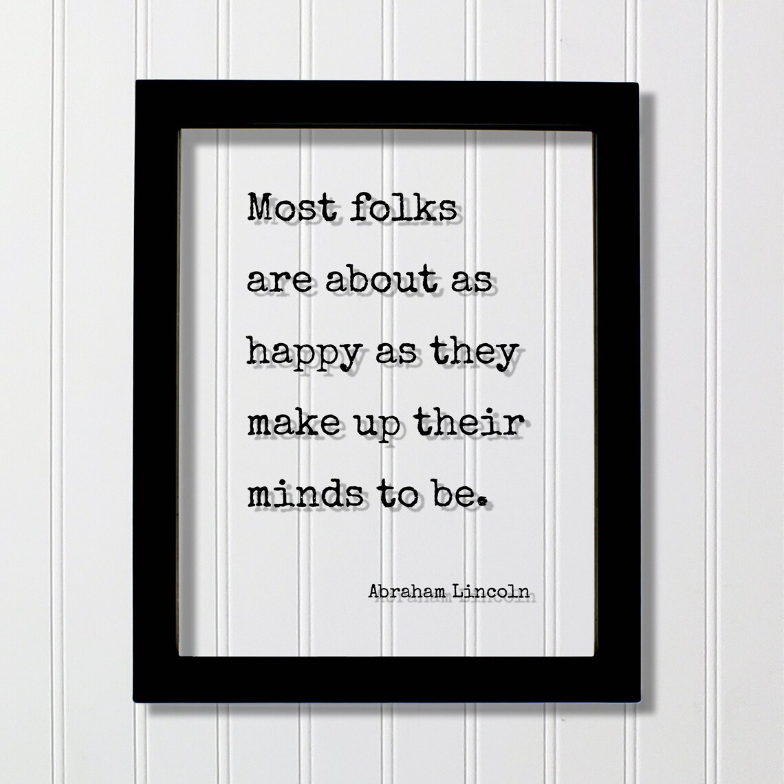 Abraham Lincoln Quote Art Print, Motivation Quote