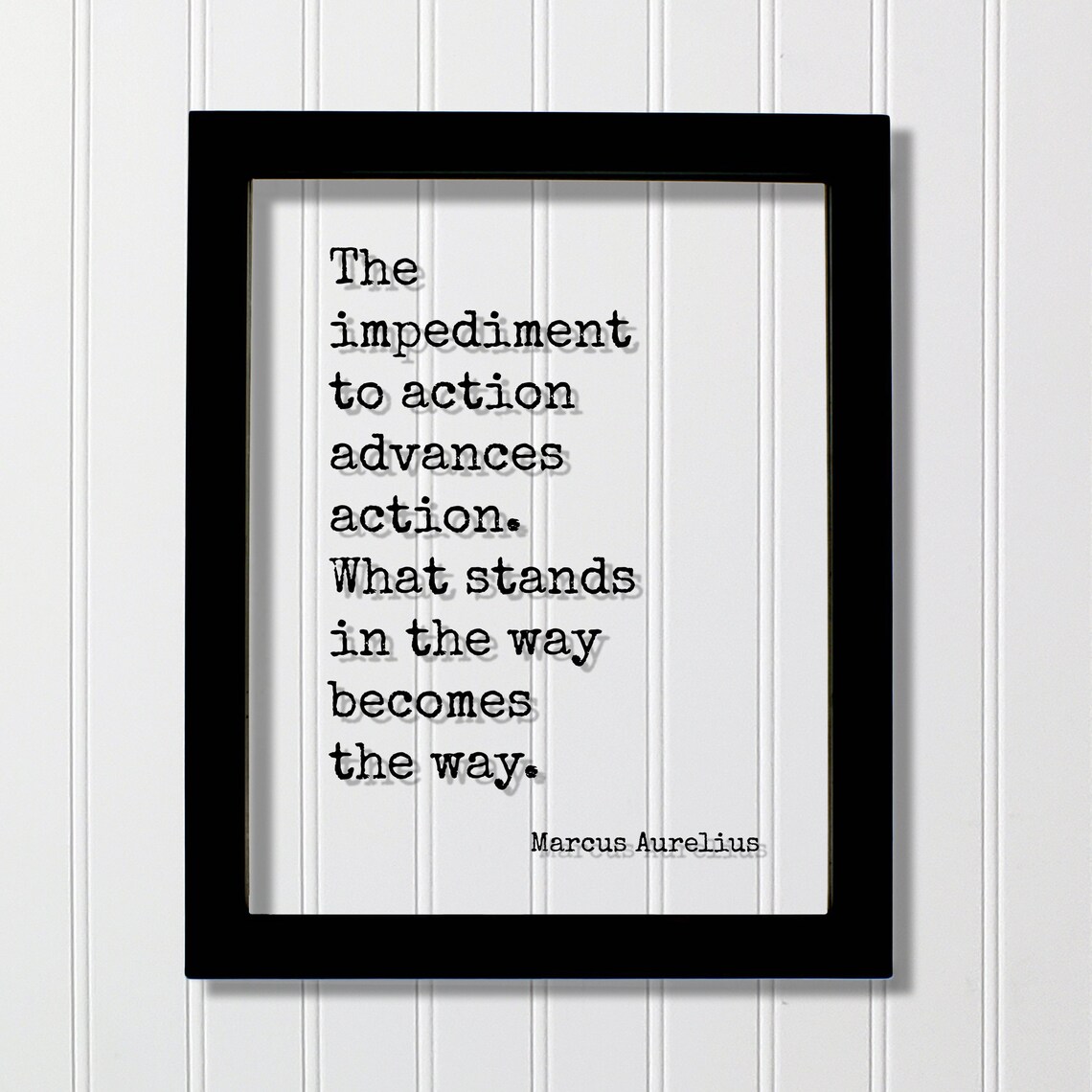 Marcus Aurelius Quote Art Print, Business Motivation