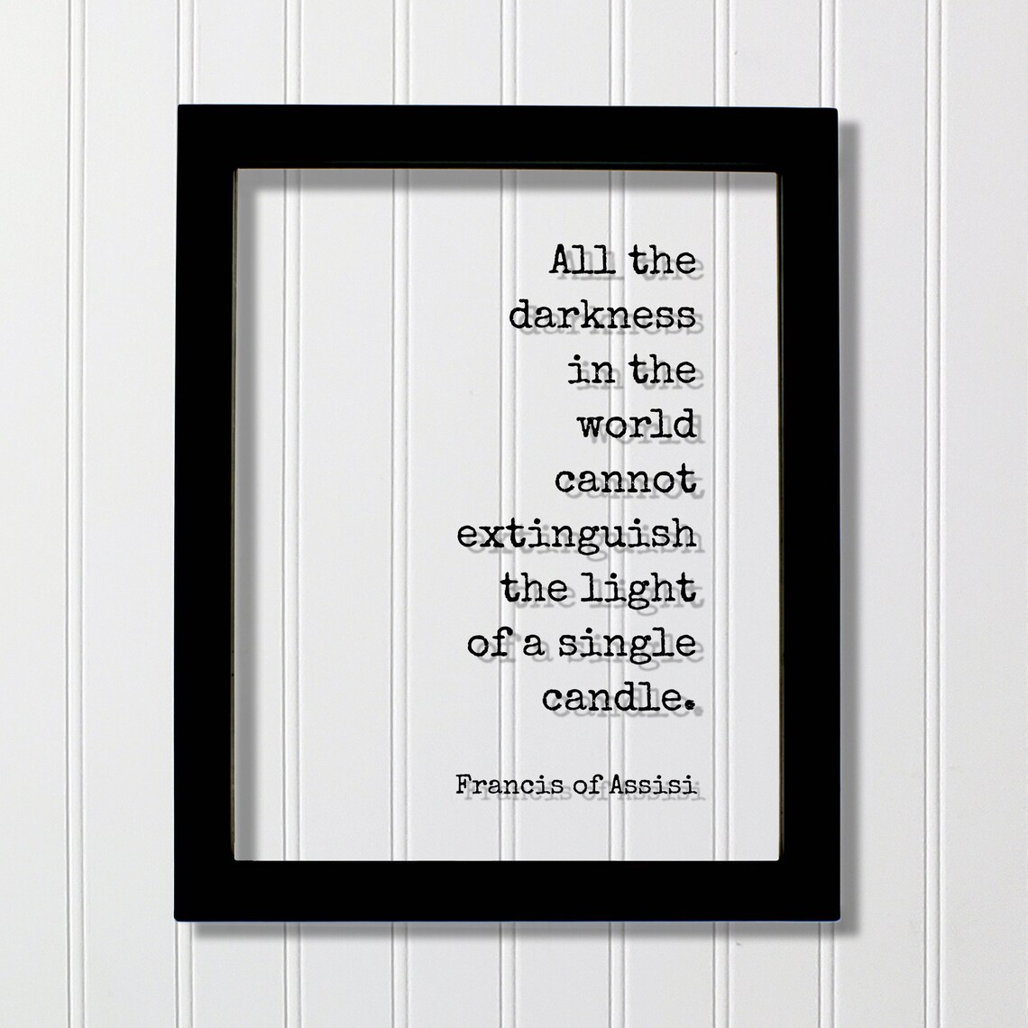 Francis Of Assisi Quote Art Print, Teaching Wisdom