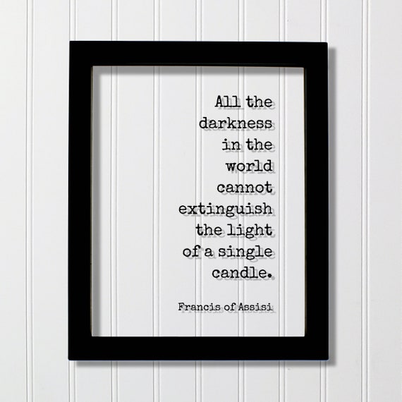 Francis Of Assisi Quote Art Print, Teaching Wisdom