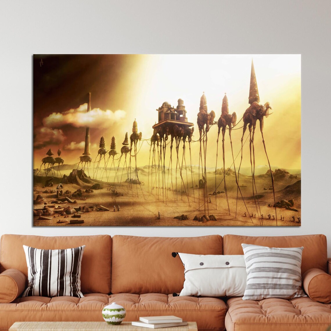 Salvador Dali Elephant Surrealist Art Print