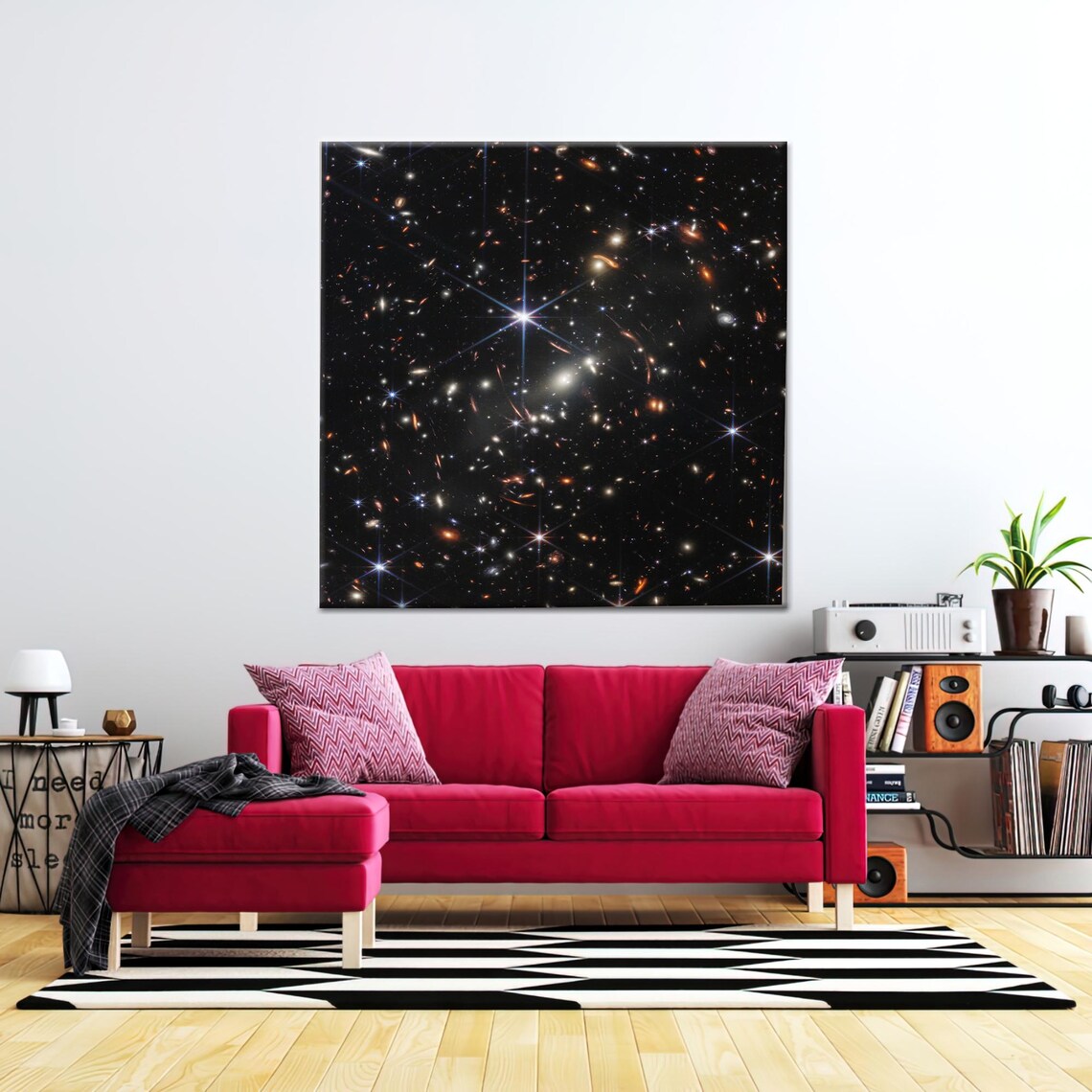 NASA Deep Field Poster, Space Telescope View