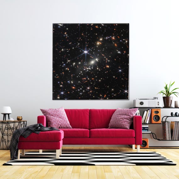 NASA Deep Field Poster, Space Telescope View