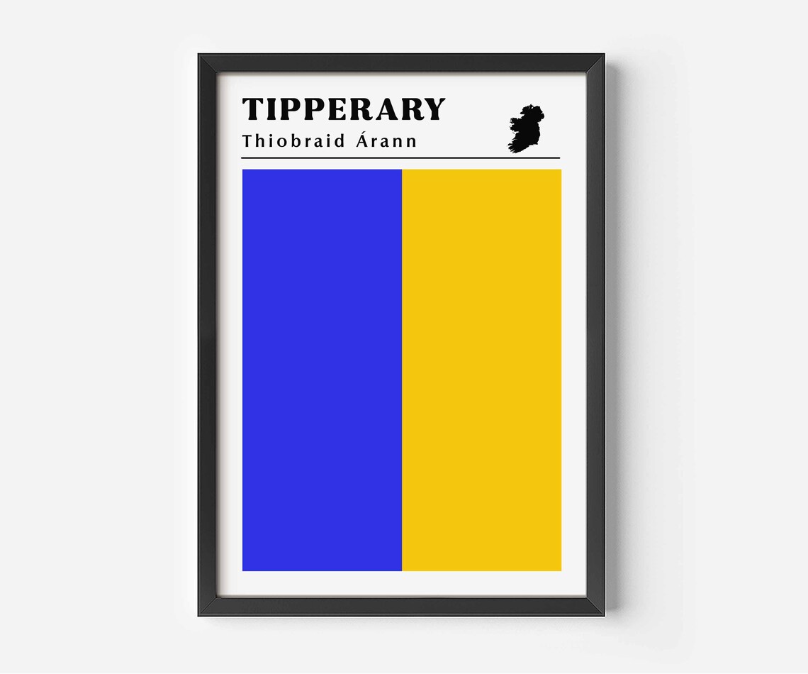Tipperary Flag, County Tipperary Poster Print