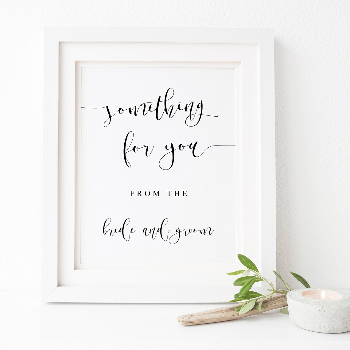 Something For You From The Bride And Groom Our Gift To You Sign Wedding Favors Sign Wedding Favor Sign Reception Signs Wedding Gift Sign
