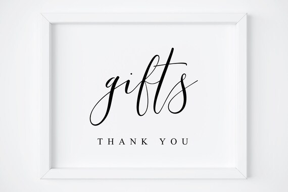 Wedding Gifts Sign, Cards and Gifts Wedding Sign
