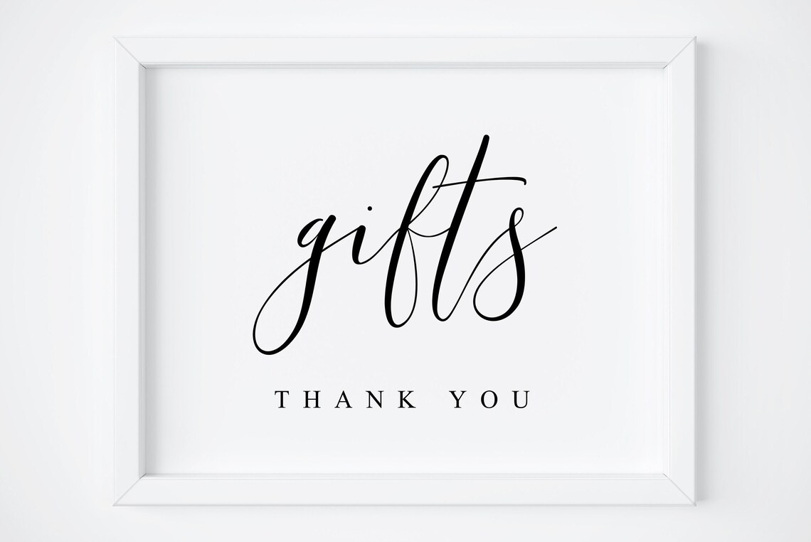 Wedding Gifts Sign, Cards and Gifts Wedding Sign