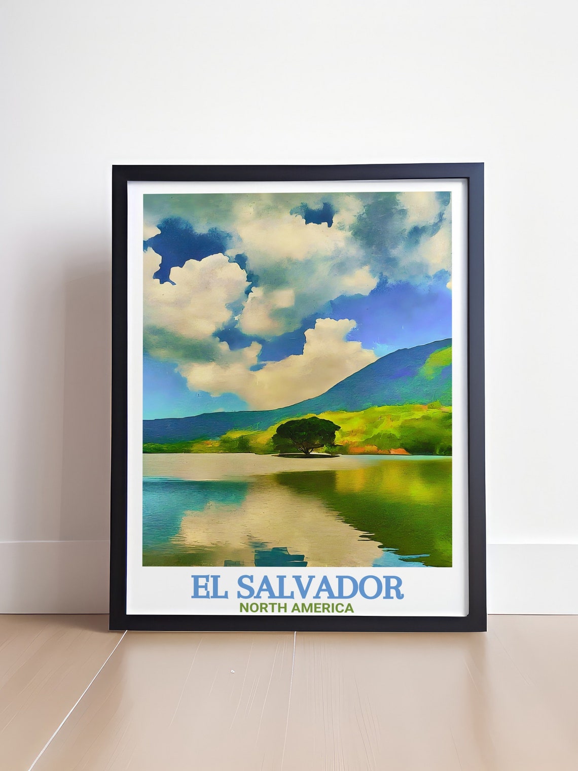 El Salvador Print Lake Coatepeque Posters El Salvador Paintings And Travel Prints El Salvador Art Prints El Salvador Wall Art - Image 4