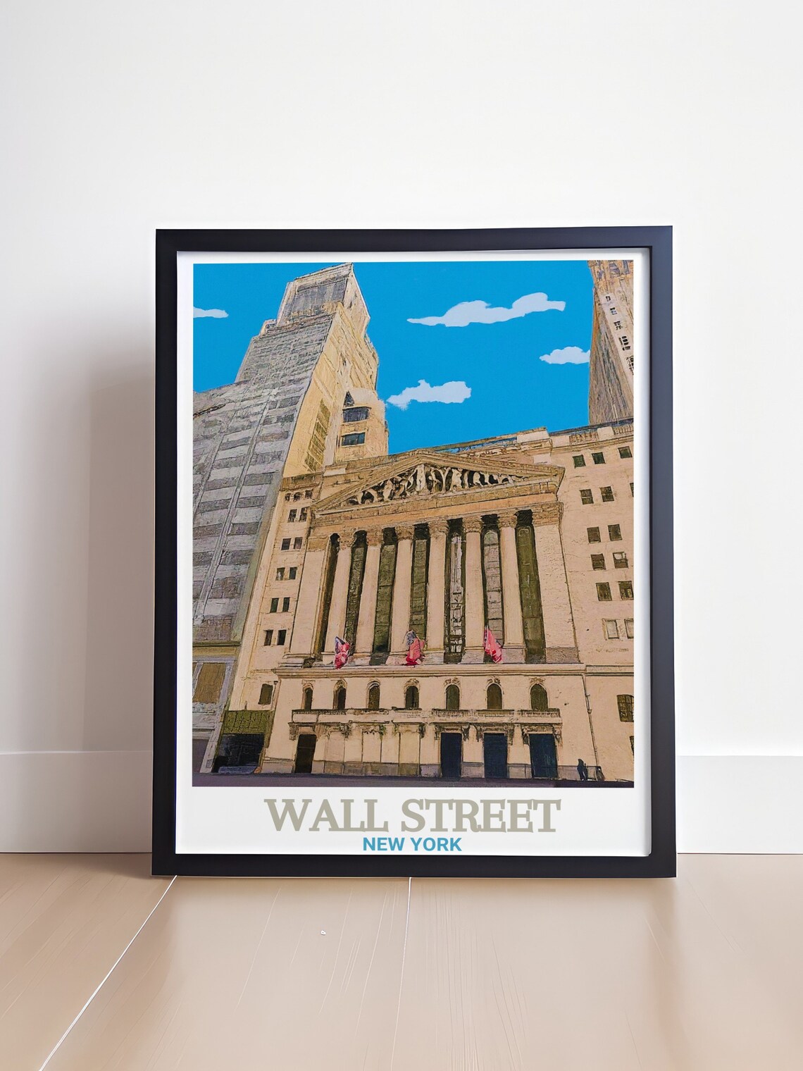 Wall Street, New York Stock Exchange Travel Poster - Image 4