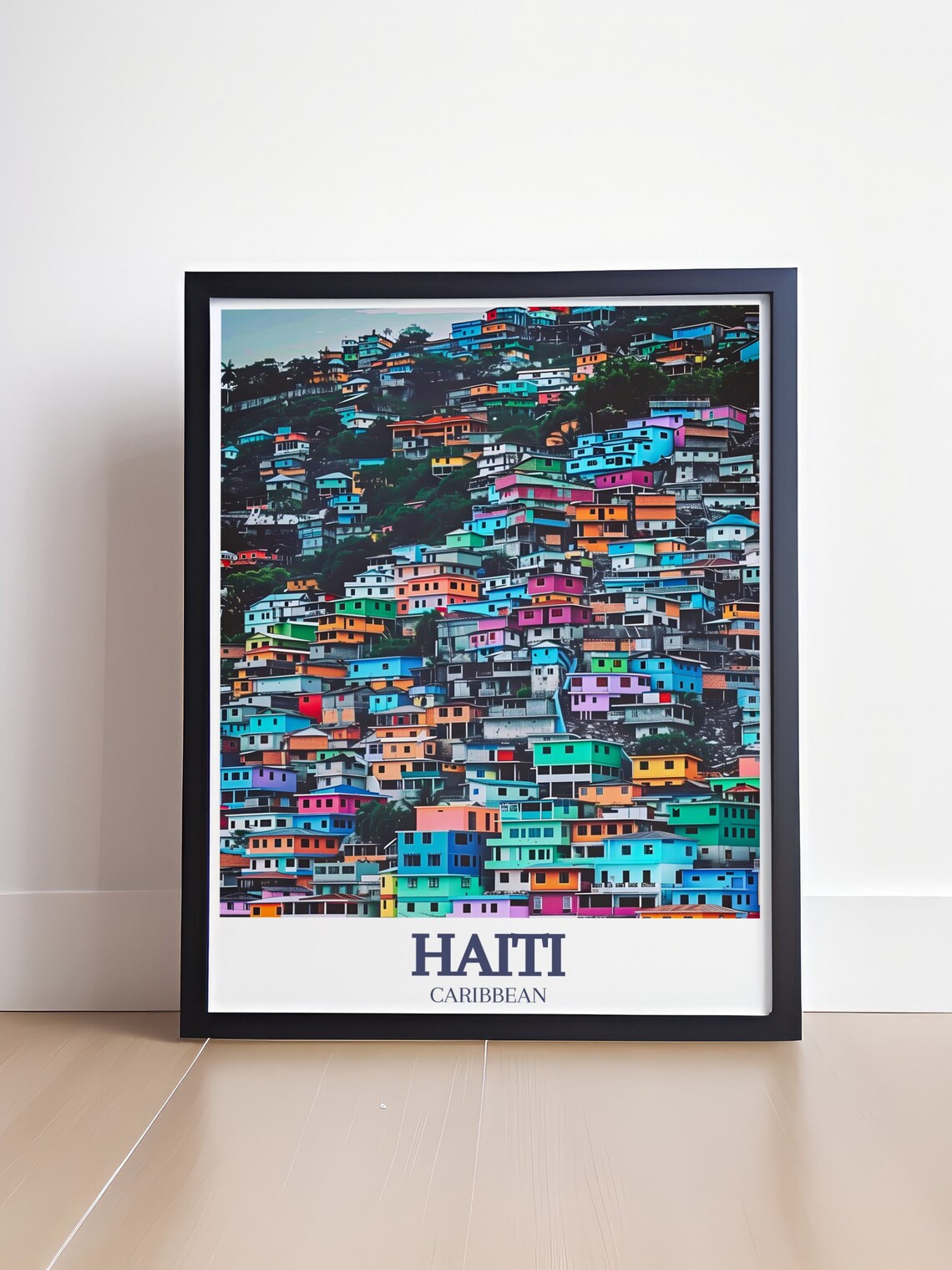 Haiti Travel Print, Jalousie Neighborhood - Image 4