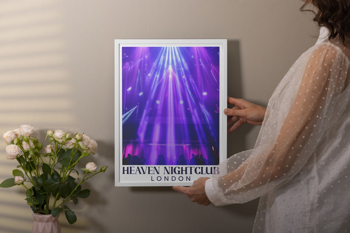 Heaven Nightclub Print The Legendary London Venue Print Heaven Nightclub And Soundshaft Travel Posters - Image 3