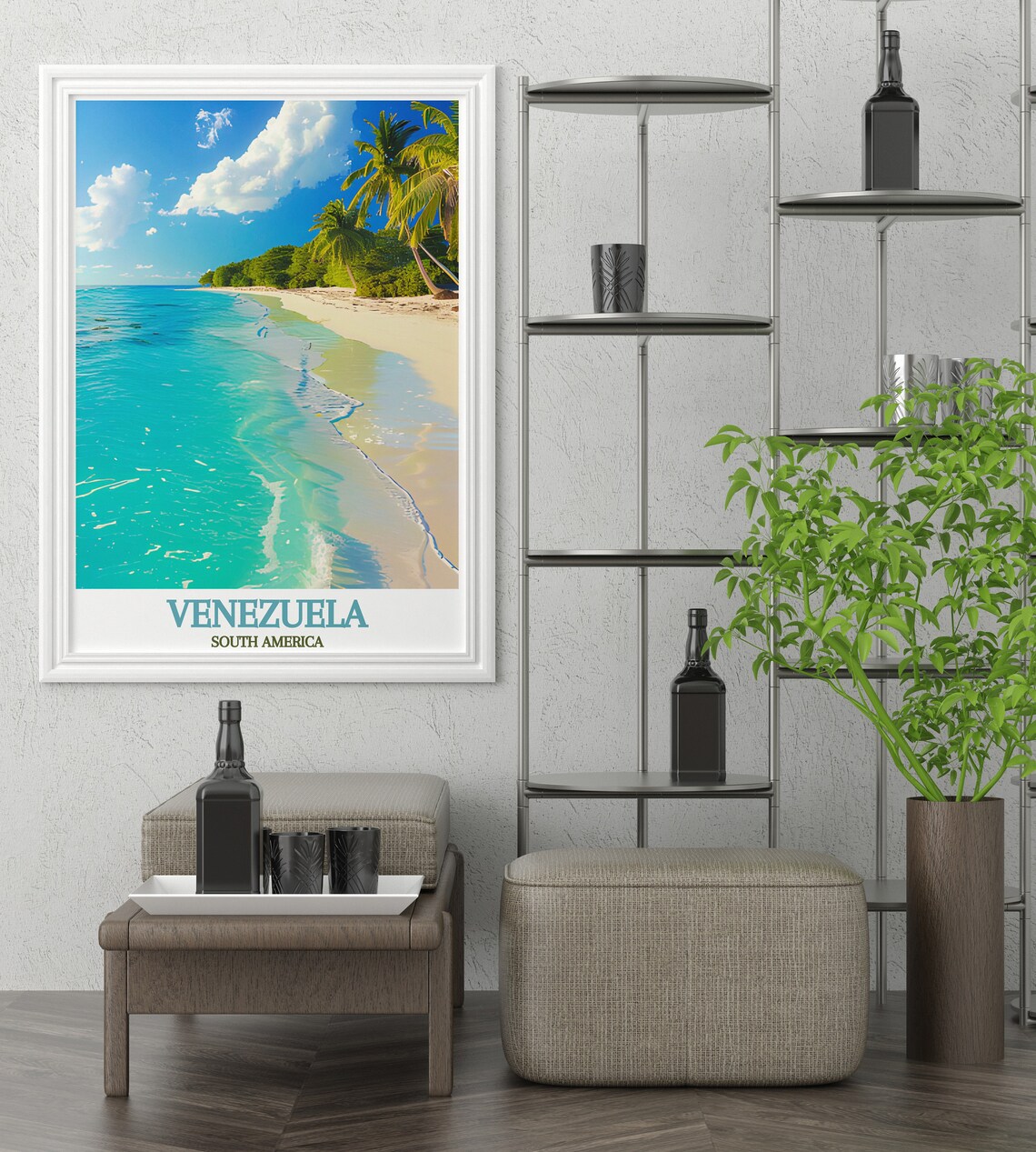 Venezuela Travel Poster Morrocoy National Park Art For Your Home Morrocoy National Park Art Prints And Gifts Venezuela Wall Art - Image 2