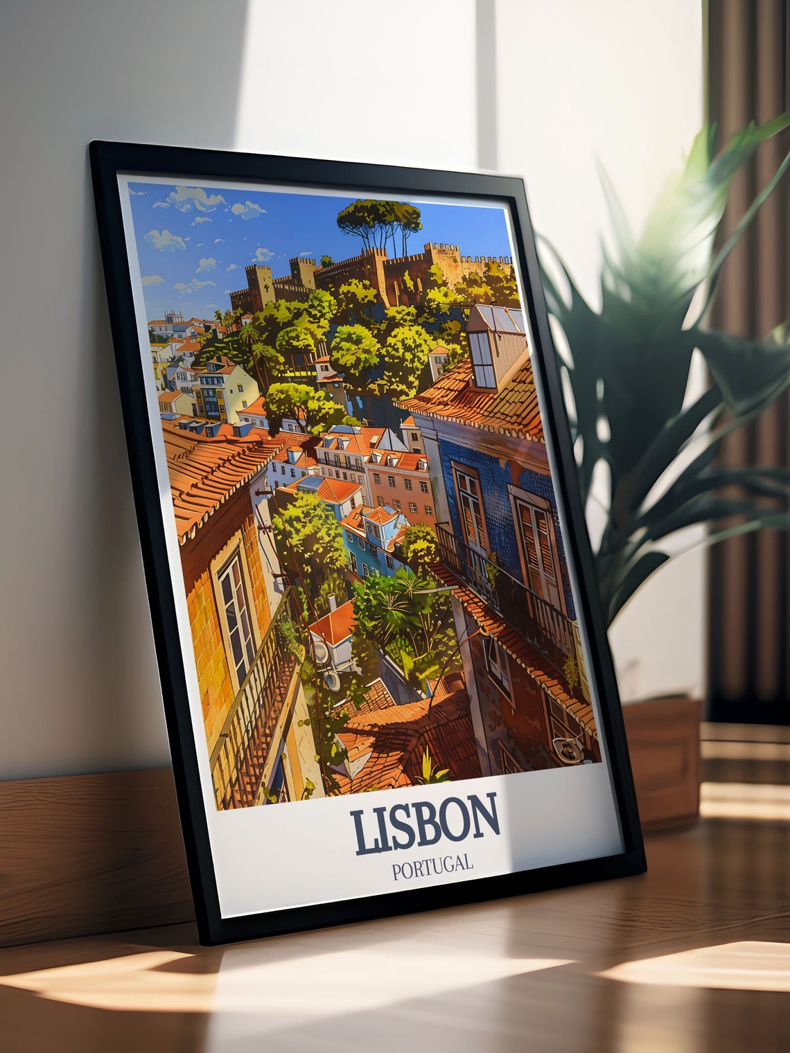 Bellagio Lake Como Terrace Balustrade Flower Urn Vista Poster - Image 3