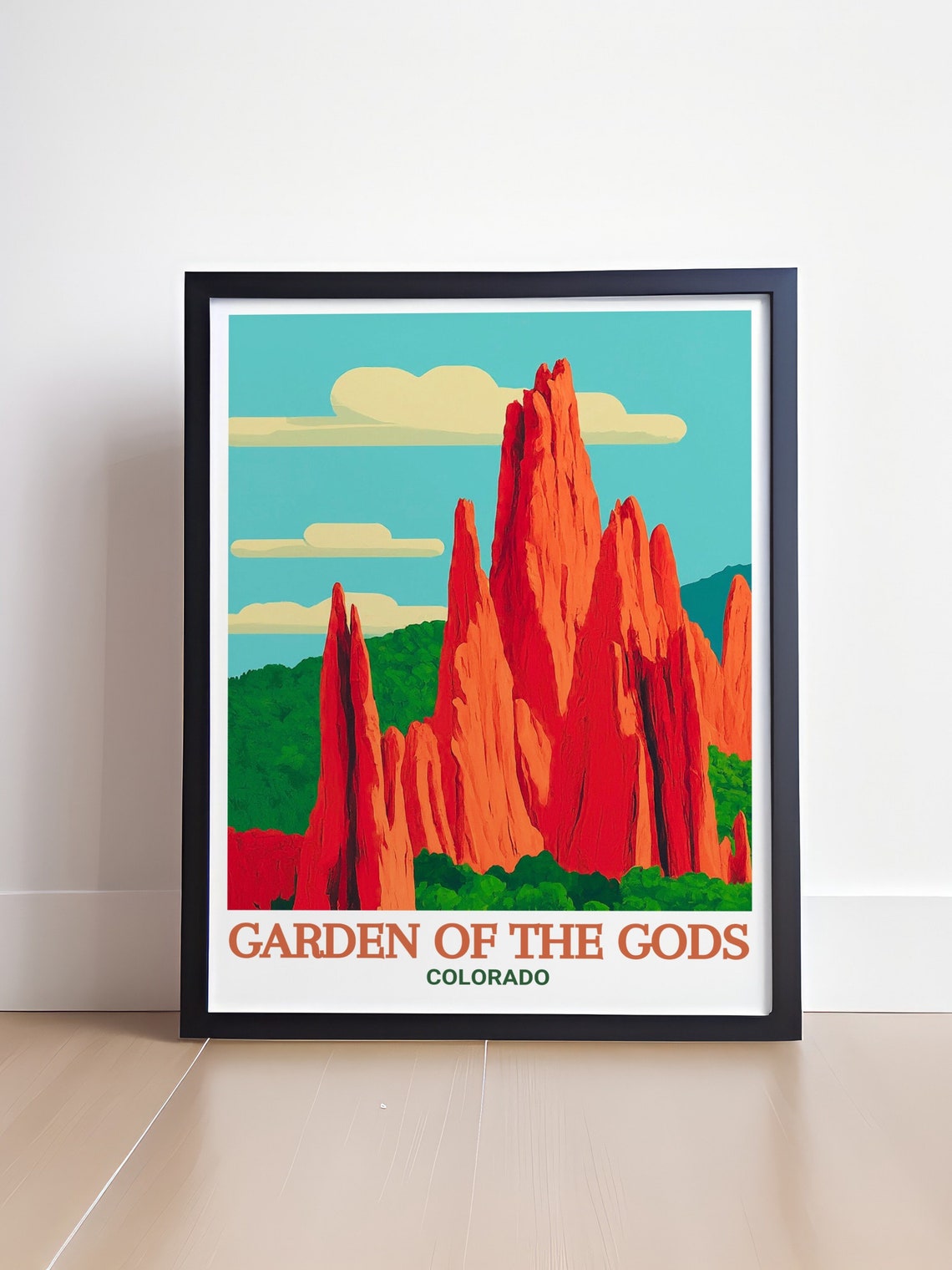 Gardens Of The Gods Travel Print Tower Of Babel Travel Art Gardens Of The Gods Decor Gardens Of The Gods And Tower Of Babel Print - Image 4