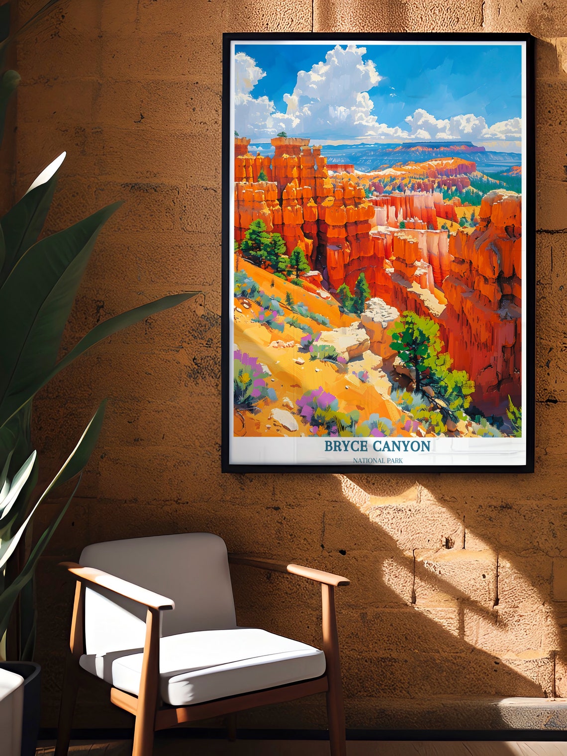 Bryce Canyon Amphitheater Hoodoos Panoramic Overlook Vista Poster - Image 4