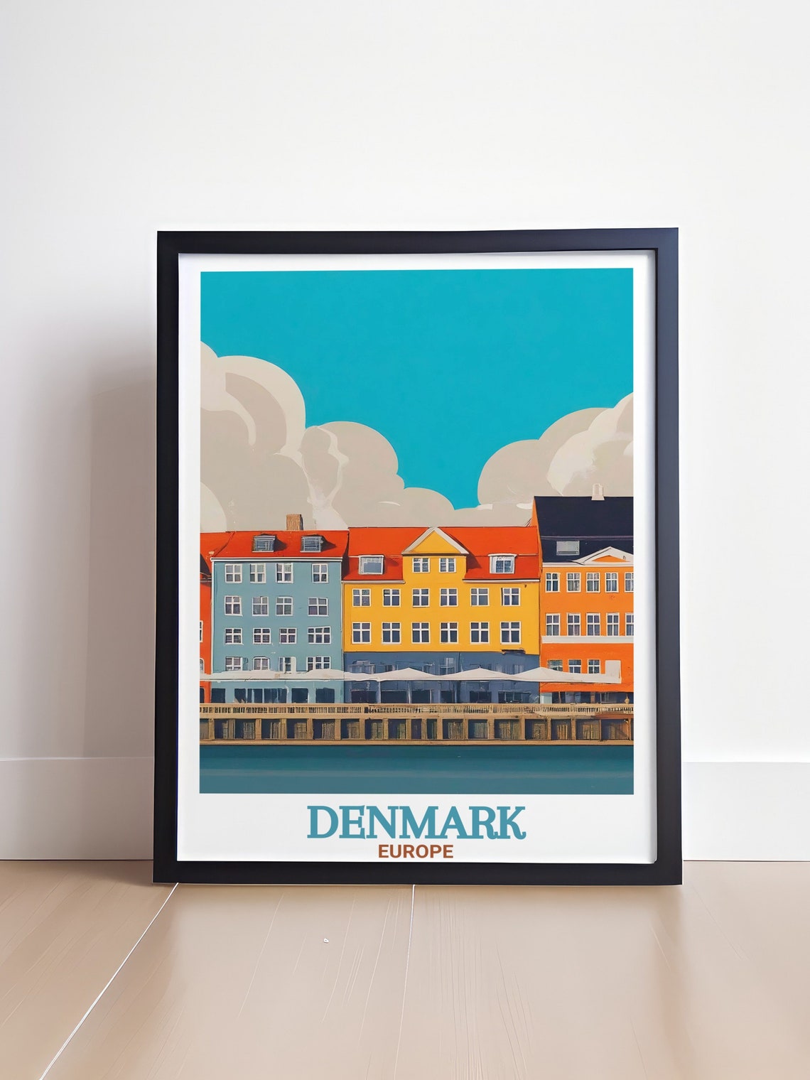 Denmark Europe Nyhavn Colorful Waterfront Houses Harbor Poster - Image 4