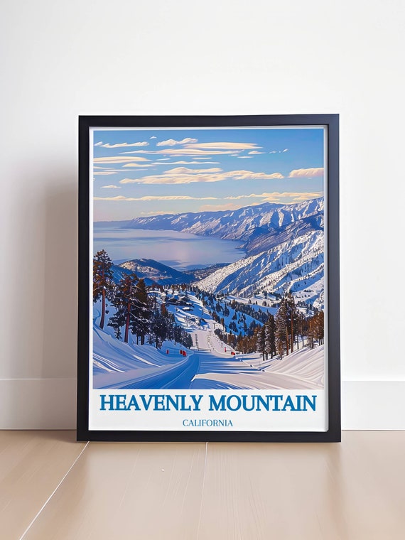 Heavenly Mountain Resort Poster Heavenly Ski Resort Art Prints And Posters Explore California Ski Resorts