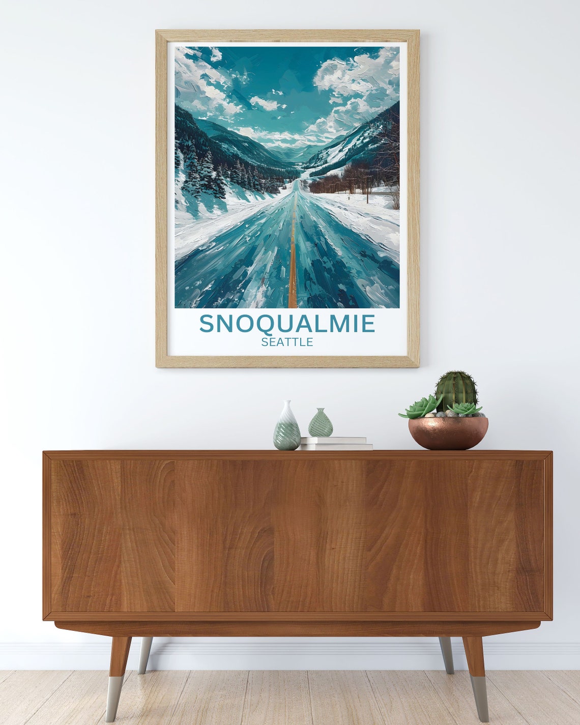 Summit Snoqualmie Ski Prints Capturing Washingtons Premier Winter Landscape Summit Snoqualmie Print Series - Image 3