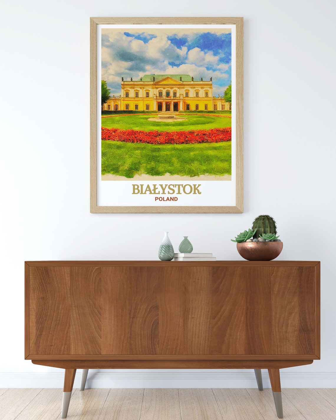 Branicki Palace And Baroque Gardens In Bialystok Poland Poster - Image 2