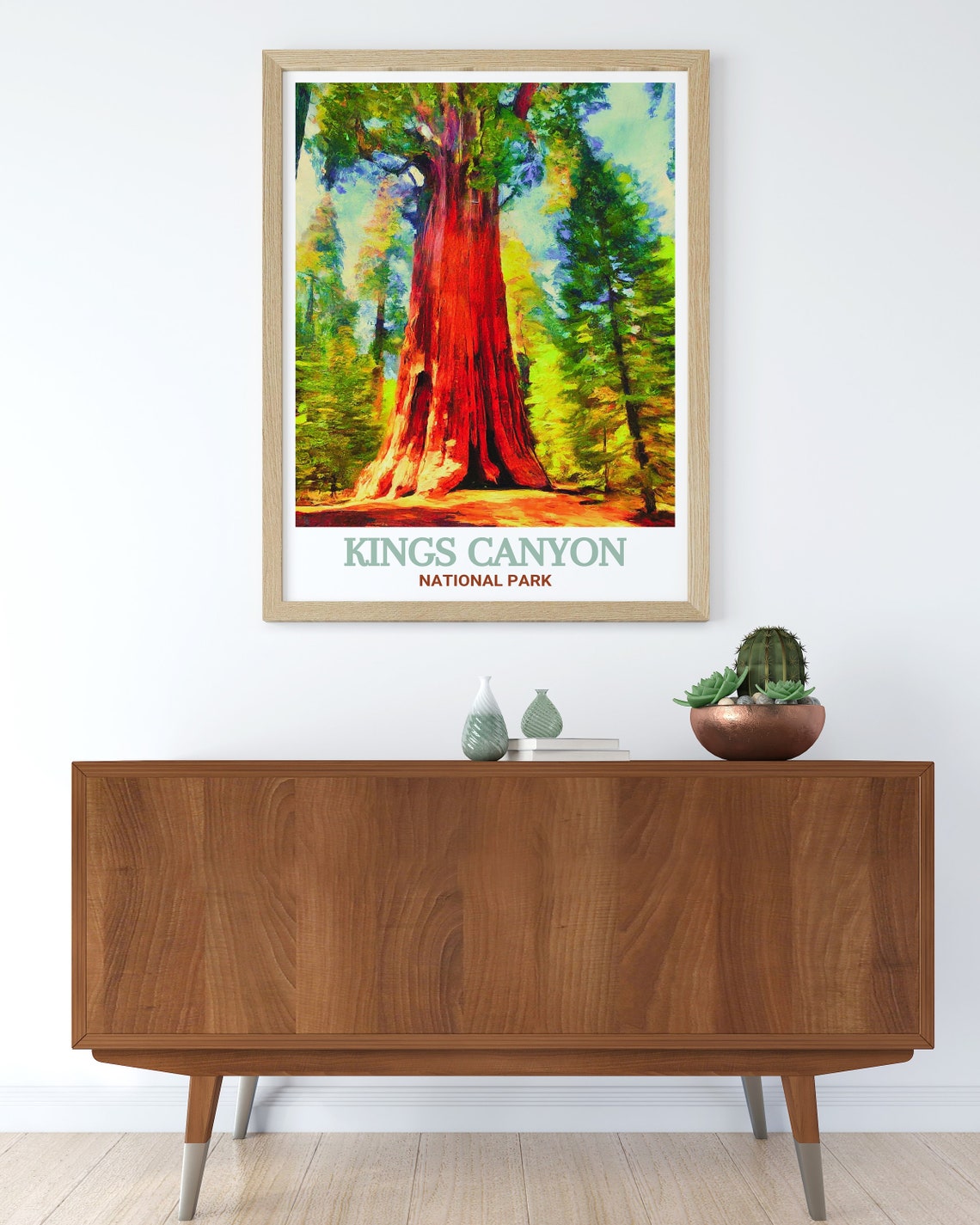 Kings Canyon National Park Giant Sequoia Redwood Tree Poster - Image 3