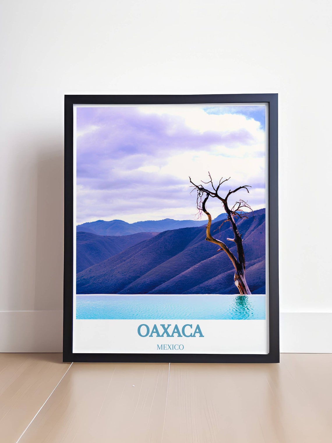 Oaxaca Mexico Hierve El Agua Infinity Pool Mountain Vista Poster - Image 4