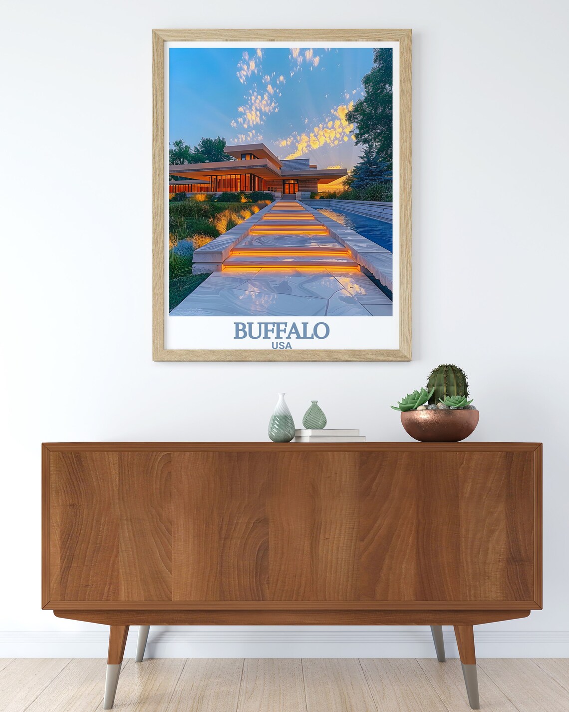 Darwin D. Martin House Buffalo, Art Print - Image 2
