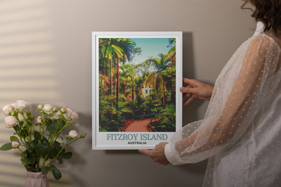 Fitzroy Island Secret Garden Rainforest Walking Trail Travel Poster - Image 3