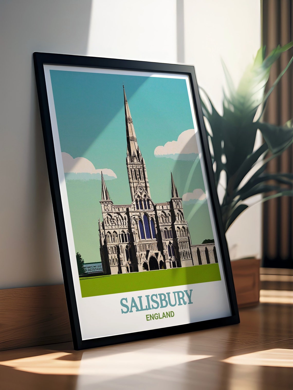 Salisbury Art Collection Cathedral Travel Posters Salisbury Art Collection Englands Gothic Masterpiece - Image 3