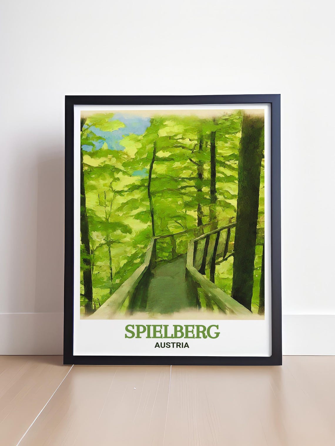 Spielberg Austria Forest Treetop Walkway Canopy Trail Poster - Image 4
